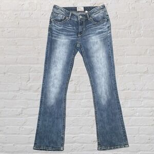 BKE Women's Boot Cut Jeans - Blue